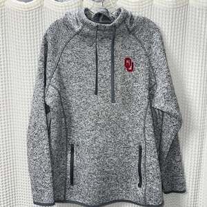 University of Oklahoma Sooners 1/4 Zip: University of Oklahoma-Tulsa,